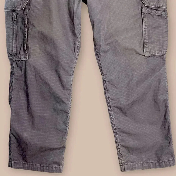 Carhartt Force Relaxed Fit Ripstop Cargo Work Pants Size 42X30 Gray Straight Leg - Picture 5 of 16